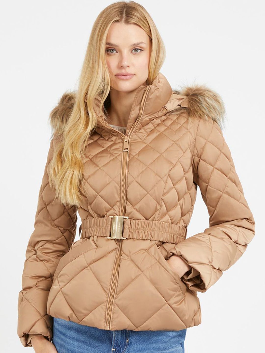 GUESS Women Quilted Jacket