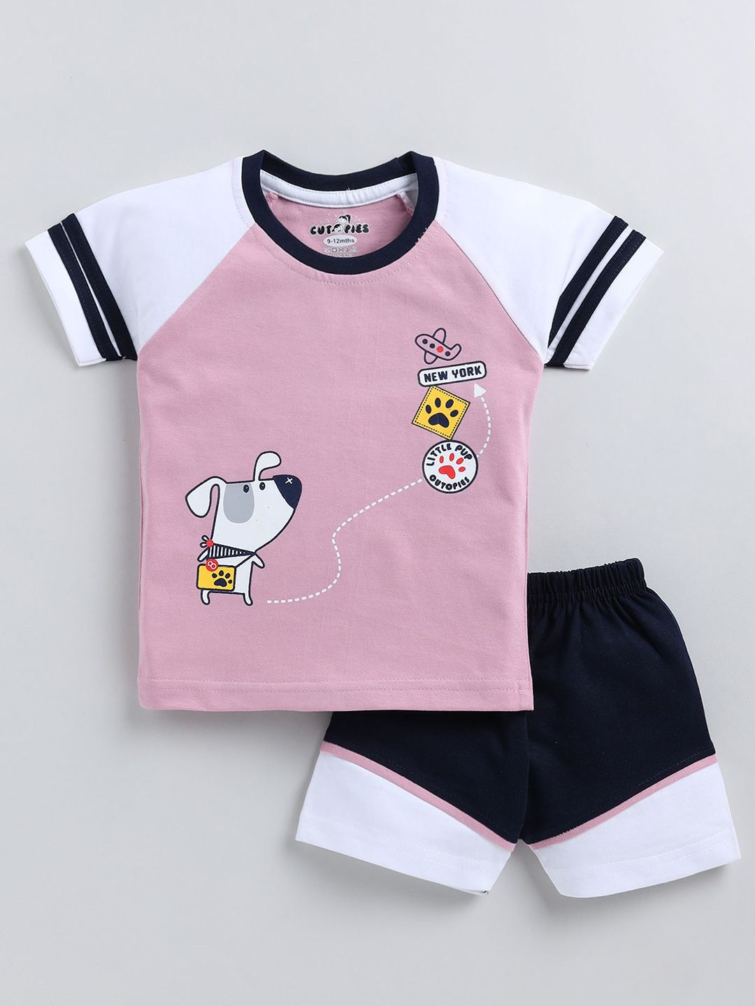 Cutopies Boys Printed T-shirt with Shorts