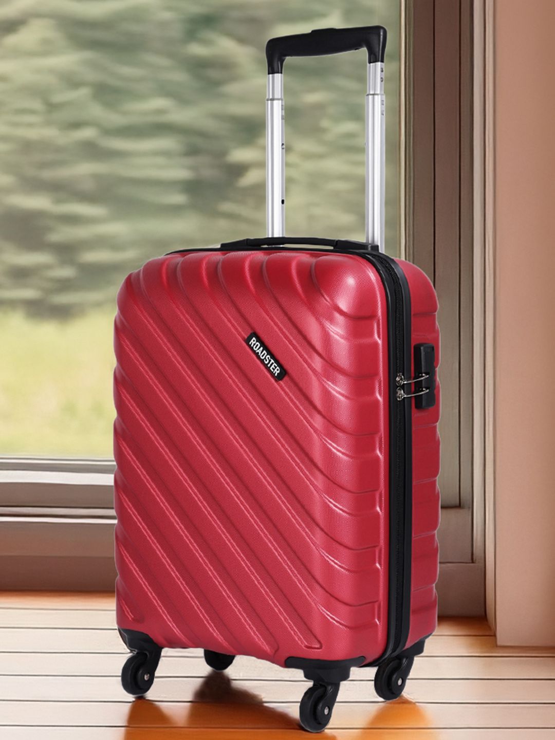 Roadster Xtreme Hard-Sided 360-Degree Rotation Cabin Trolley Suitcase - Volume 37 L