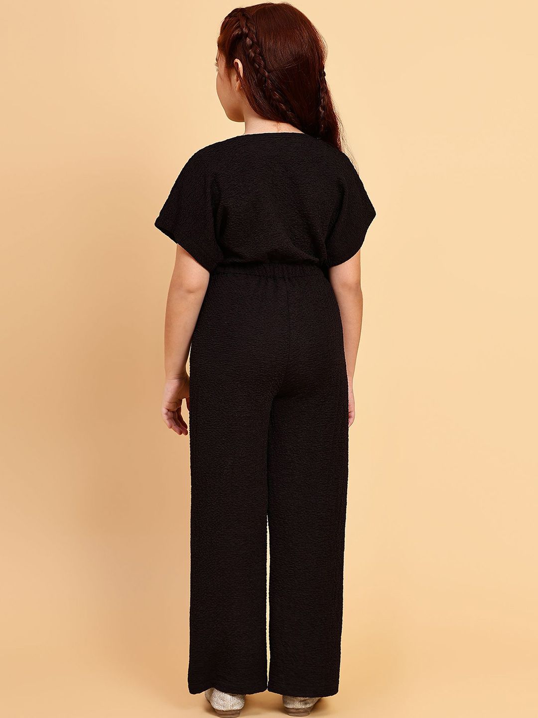 Girls V-Neck Basic Jumpsuit 5