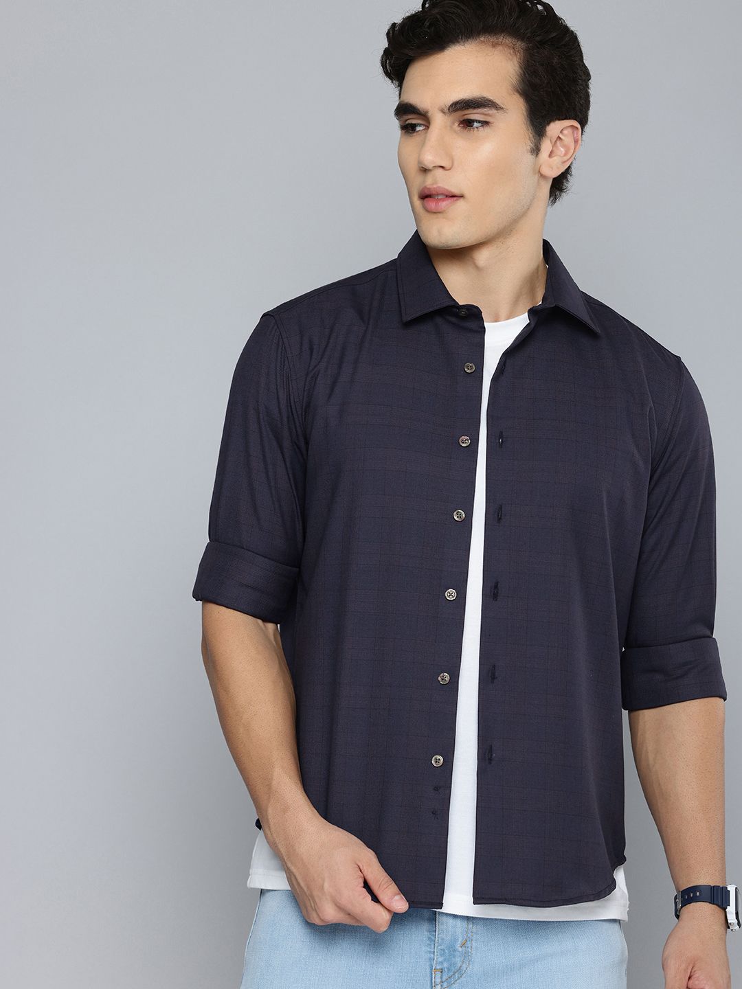 Levis Redloop Slim Fit Checked Casual Shirt