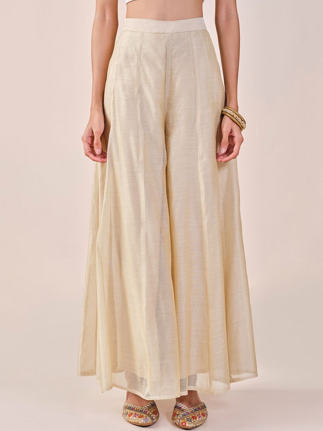 Global Desi Women Pleated Trousers