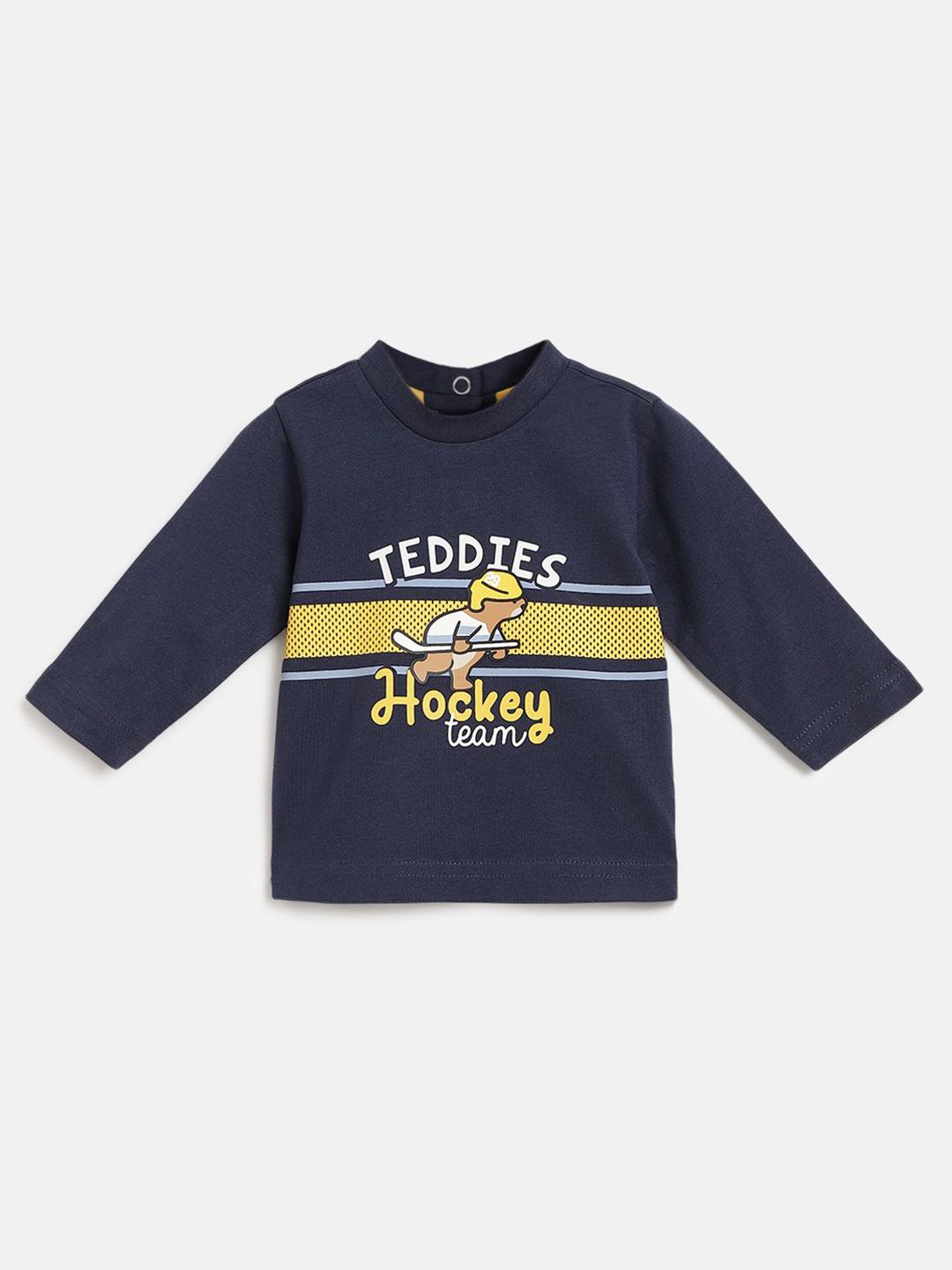 Chicco Boy Typography Printed Round Neck T-shirt