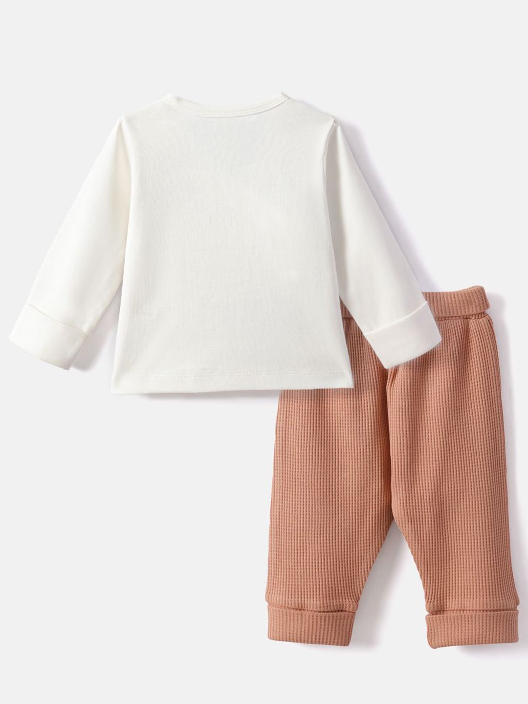 Infants Girls Embroidered Pure Cotton Top With Trouser 2