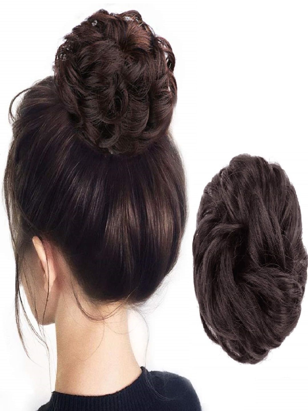 MoonEyes Artificial Juda Hair Bun - Brown