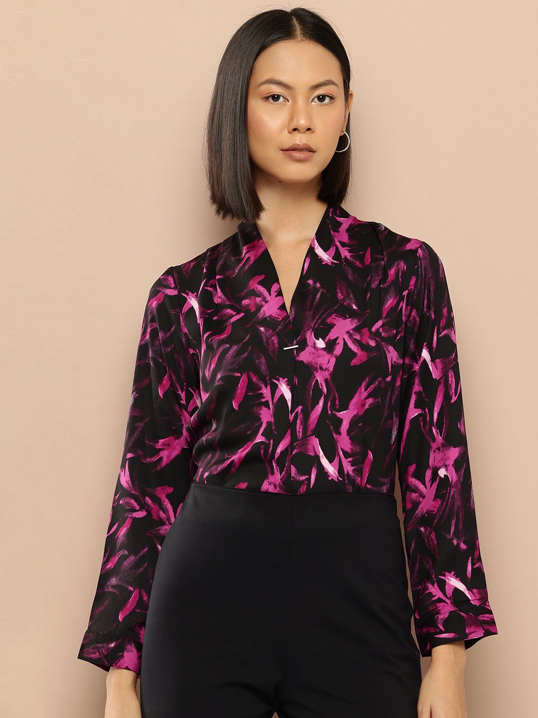 her by invictus Floral Print Top