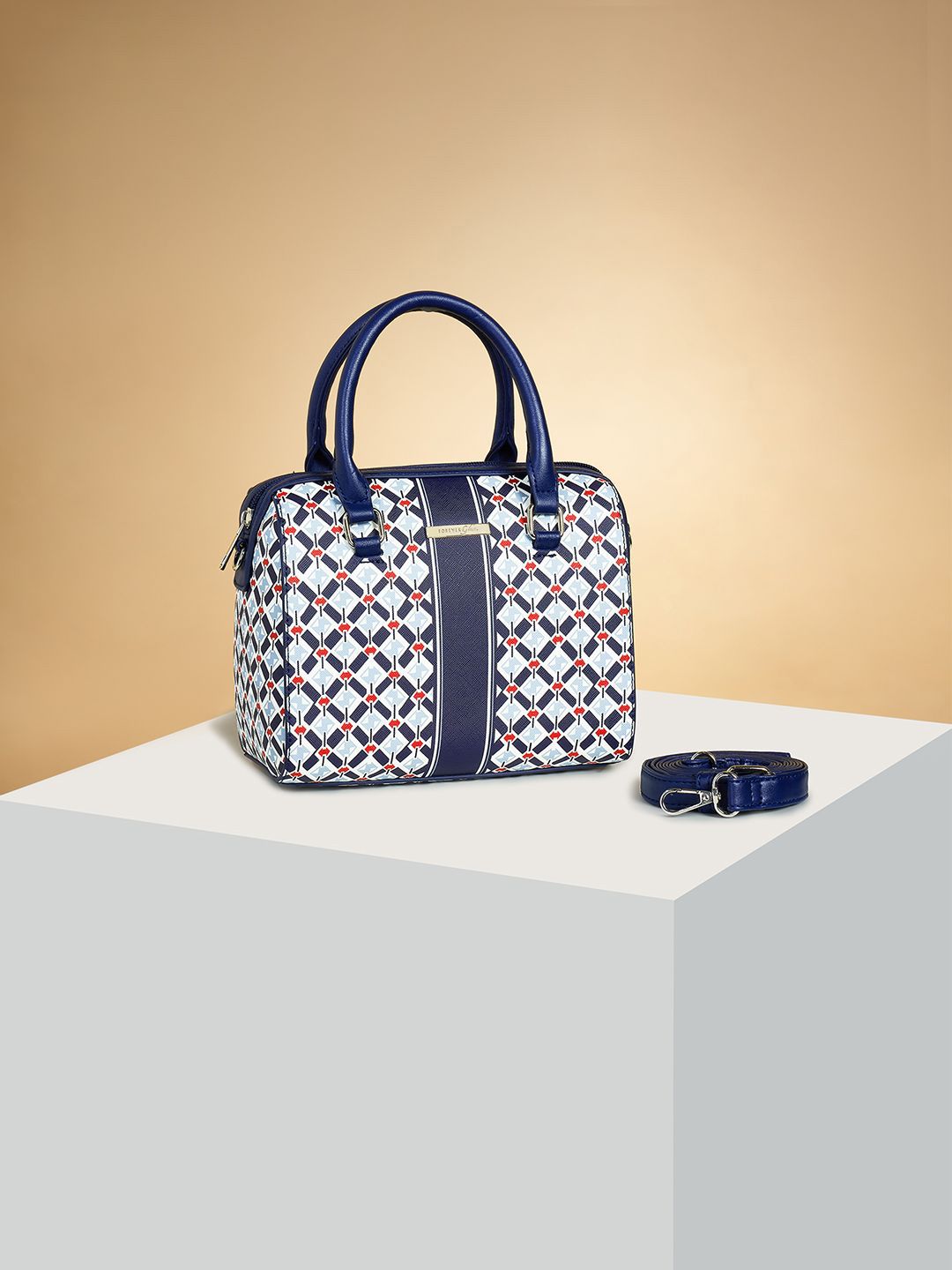 Forever Glam by Pantaloons PU Structured Handheld Bag