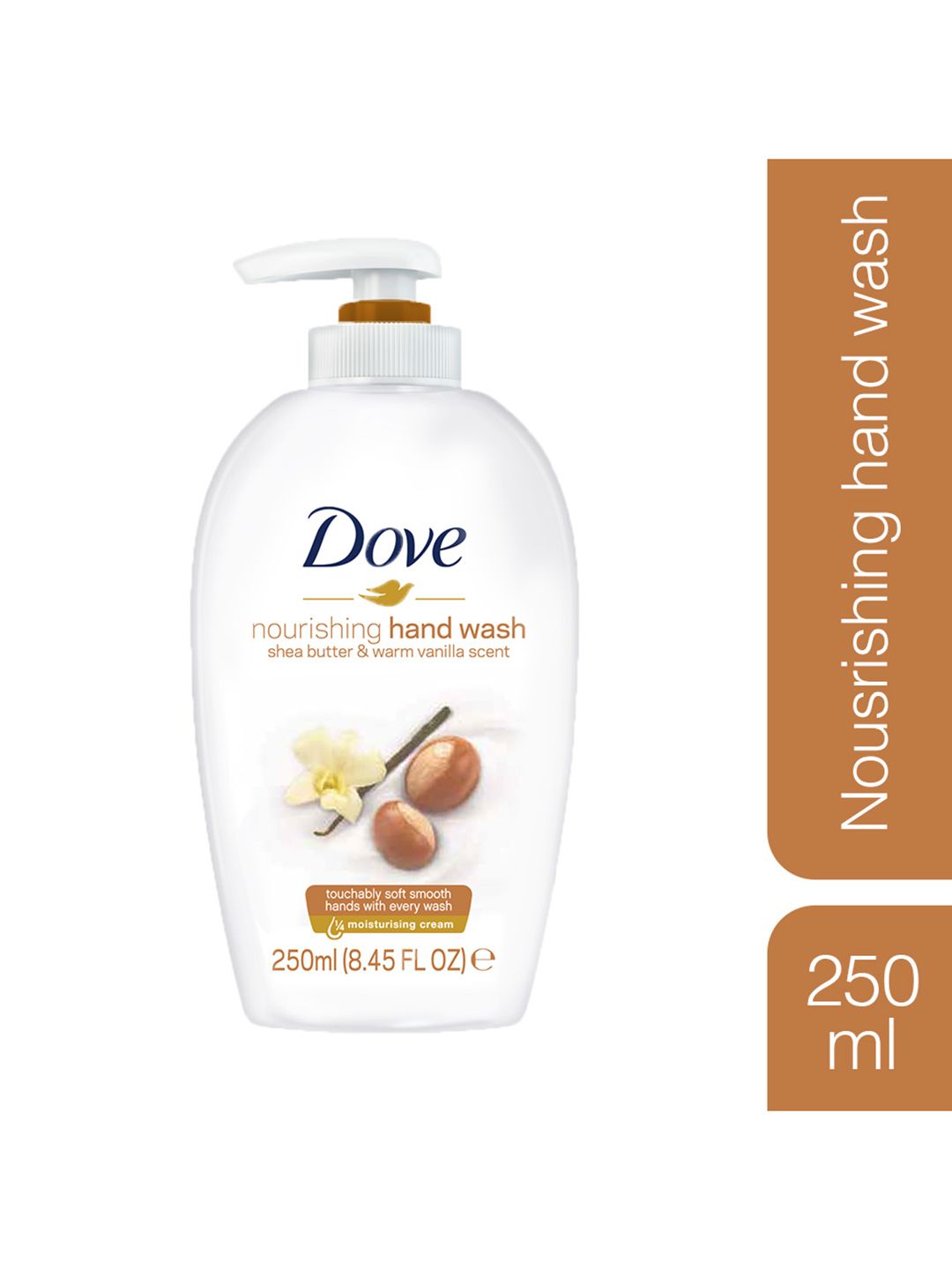 Dove Deeply Nourishing Shea Butter & Vanilla Hand Wash For Soft & Smooth Hands - 250ml