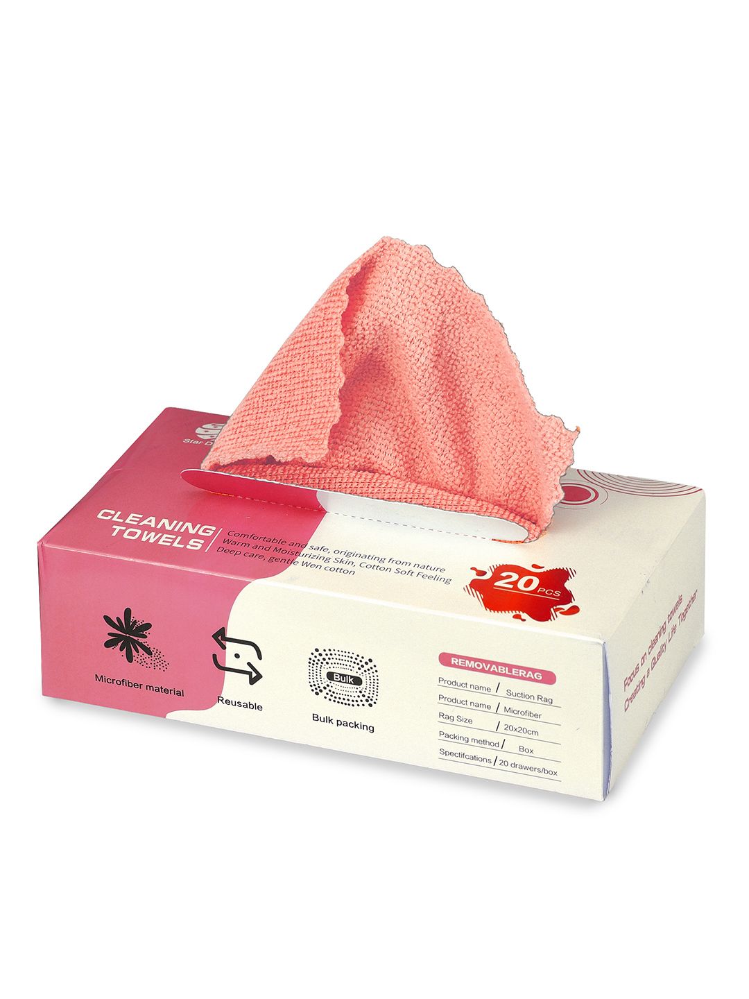 Cortina Peach 6 Pieces Cleaning & Dying Wipes