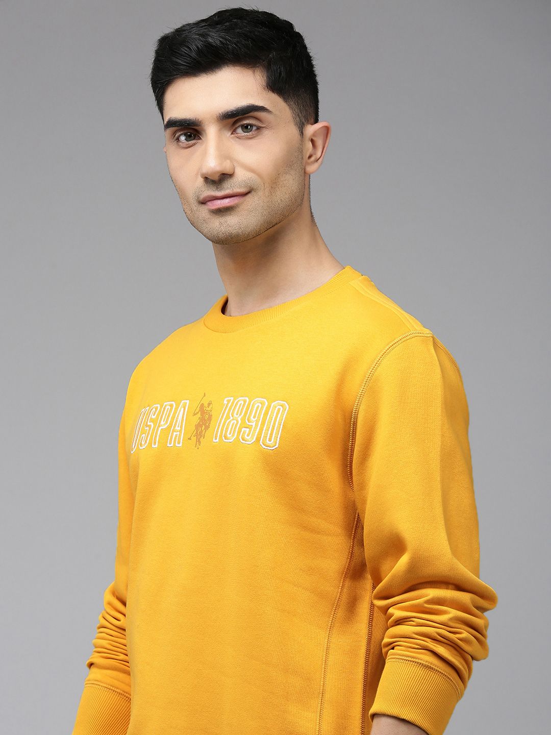 U.S. Polo Assn. Brand Logo Embroidered Sweatshirt