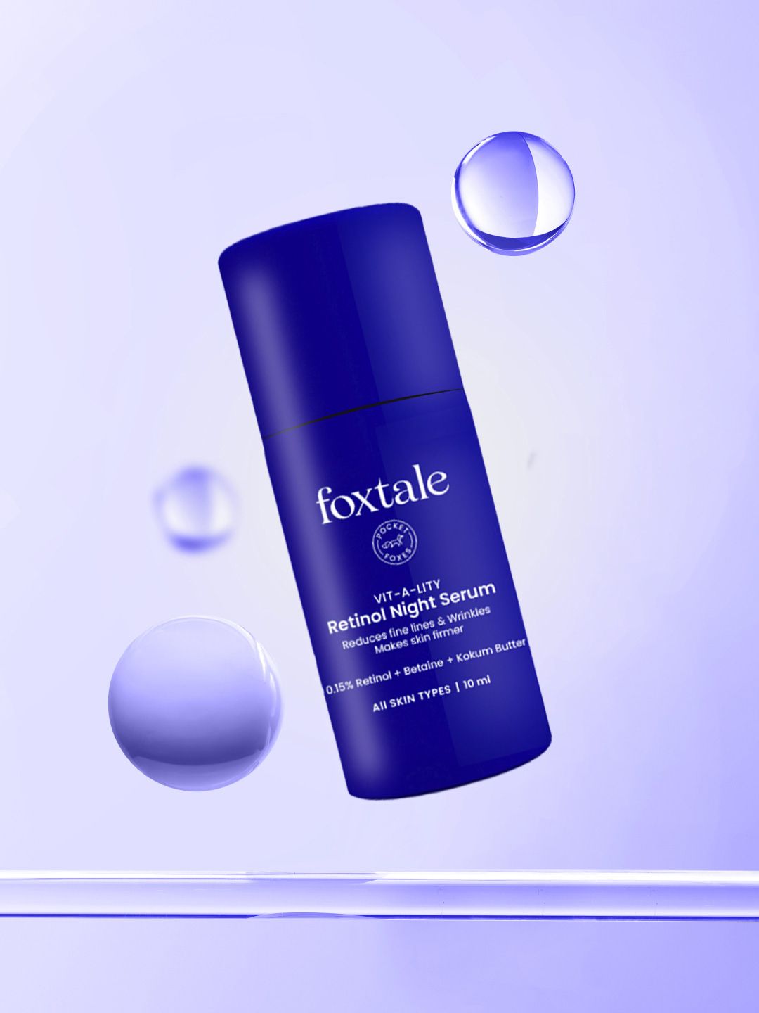 Buy FoxTale Lightweight Moisturizing & Anti Aging 0.15% Retinol Night Serum  10ml -  - Personal Care for Unisex