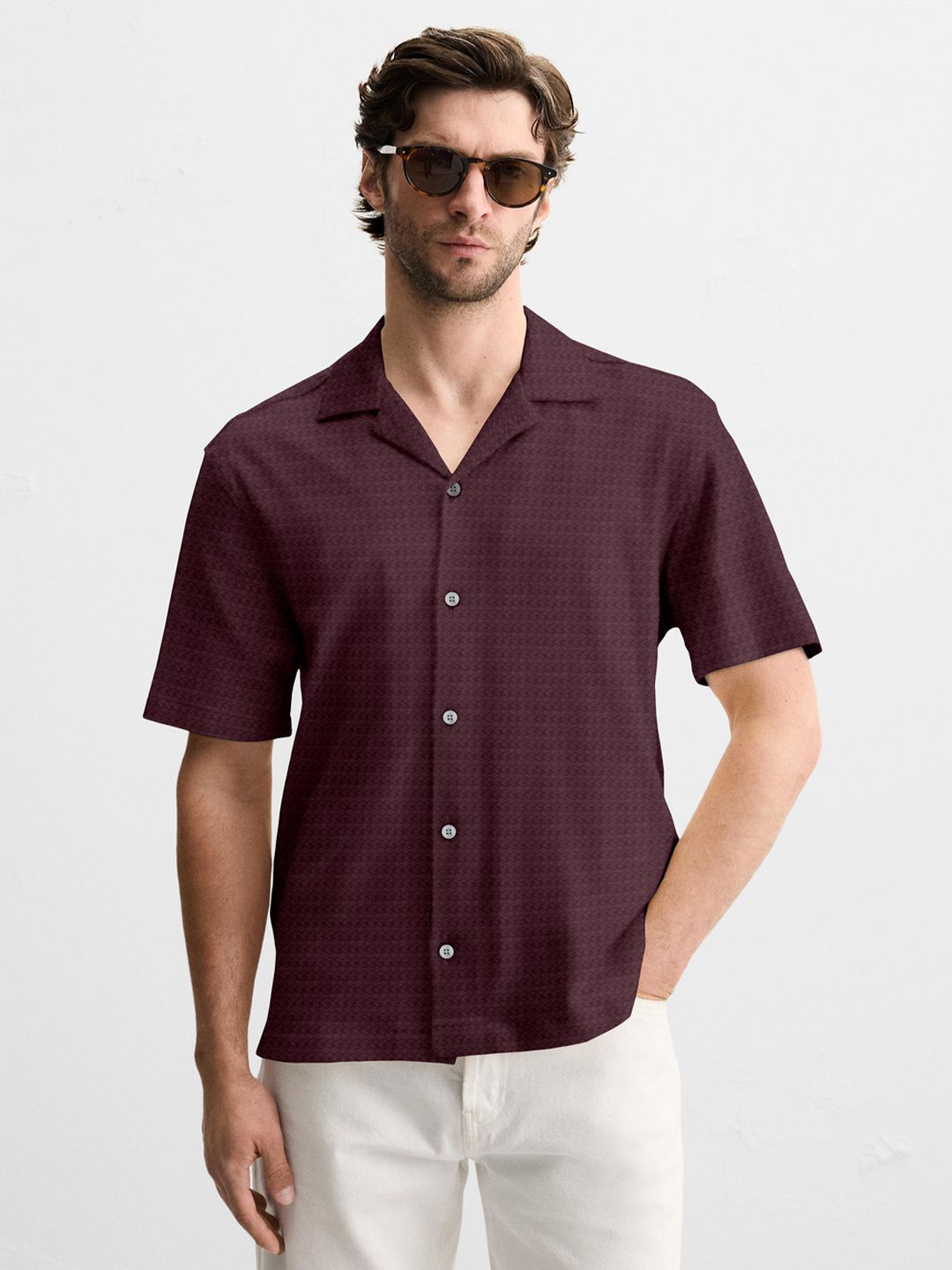 Vestirio Men Relaxed Opaque Casual Shirt