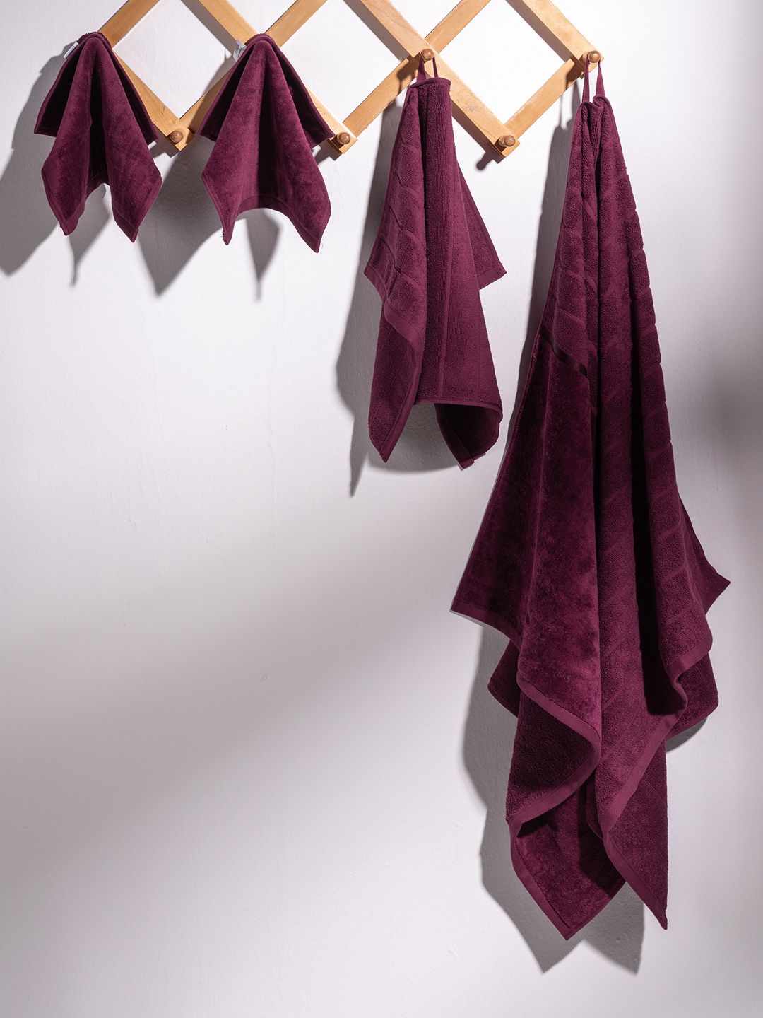 Buy Damensch Premium Cotton Soft Sheared Terry Better Basic Towels Set -  - Home for Unisex