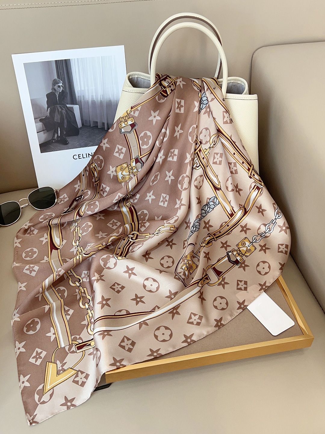 CrossKulture Women Printed Satin Scarf