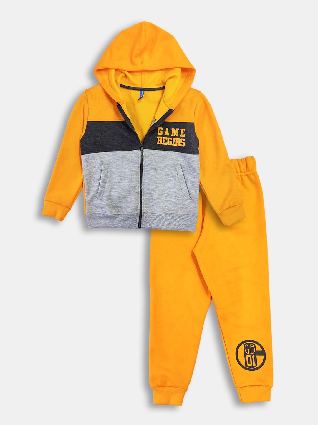 Buy Here&Now X Game Begins Boys Pure Cotton Sweatshirt With Joggers -  - Apparel for Boys