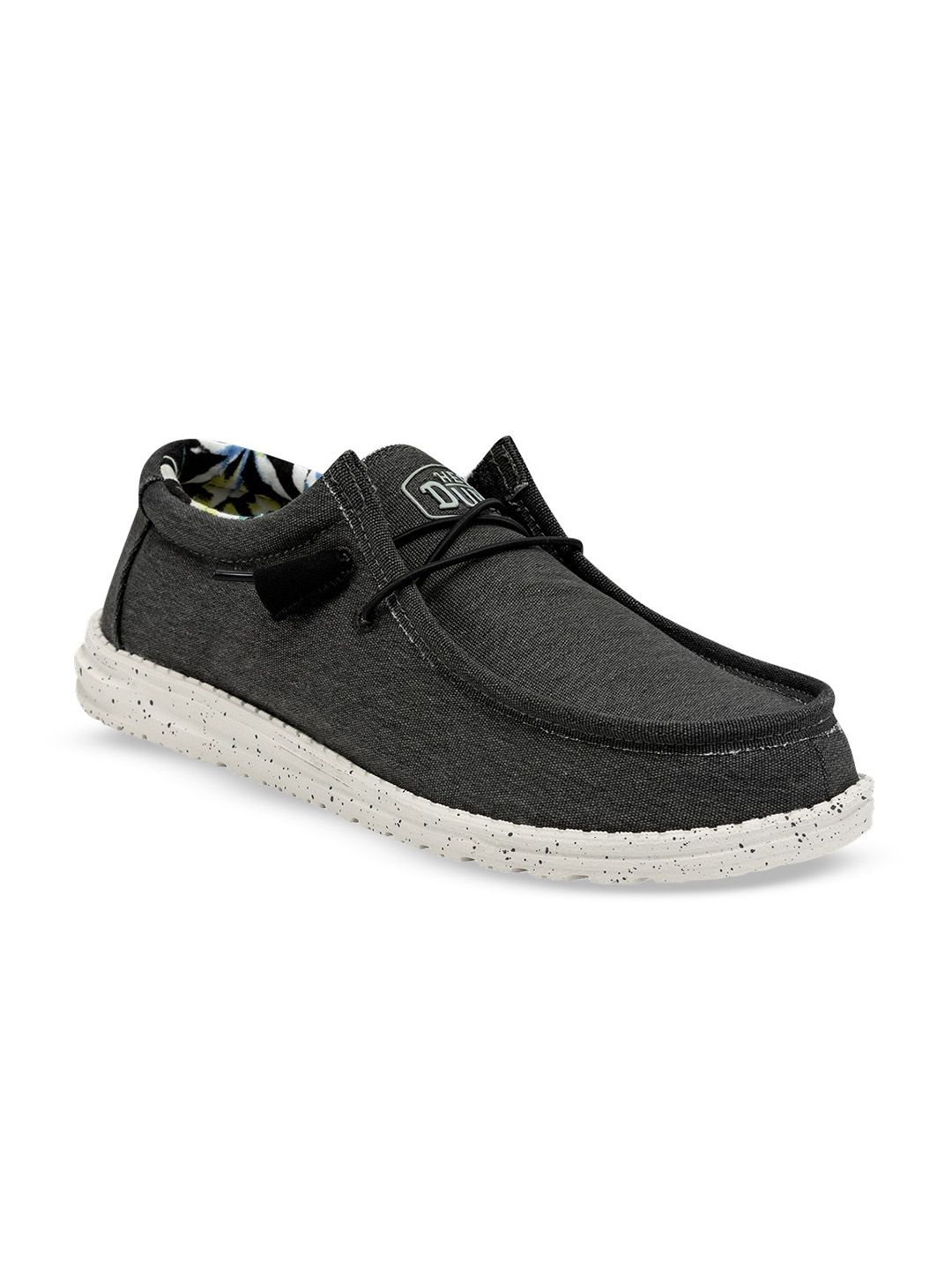HEYDUDE Men Wally Stretch Canvas Slip-on Stretch-Lace Loafers