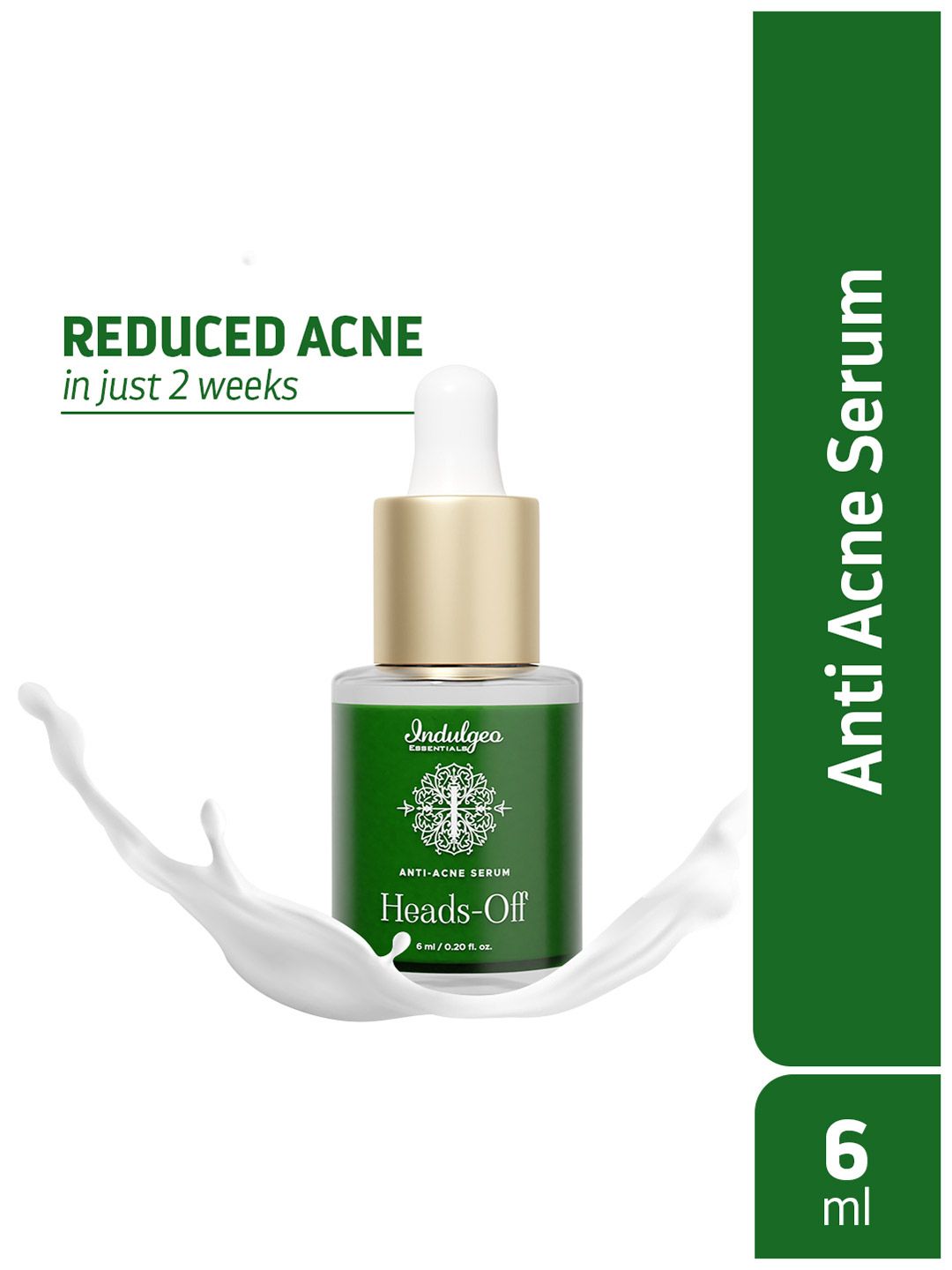 Indulgeo Essentials Heads Off Anti-Acne Serum For Acne Prone & Oily Skin - 6ml
