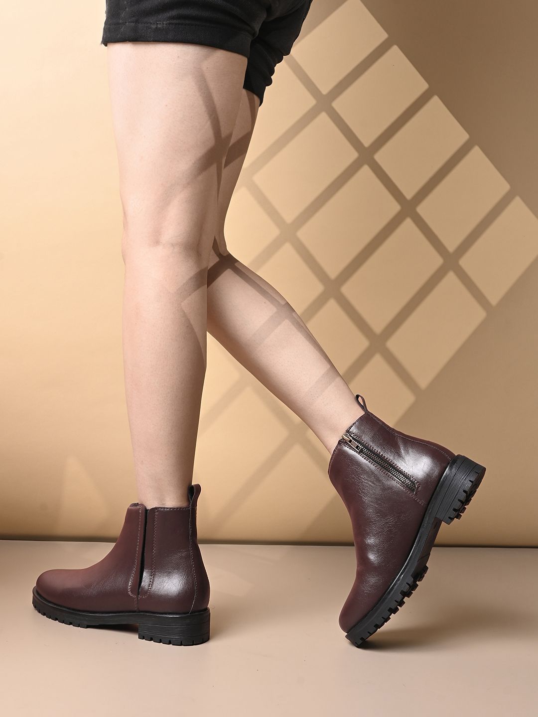 Buy The Roadster Lifestyle Co Women Block Heeled Boots -  - Footwear for Women