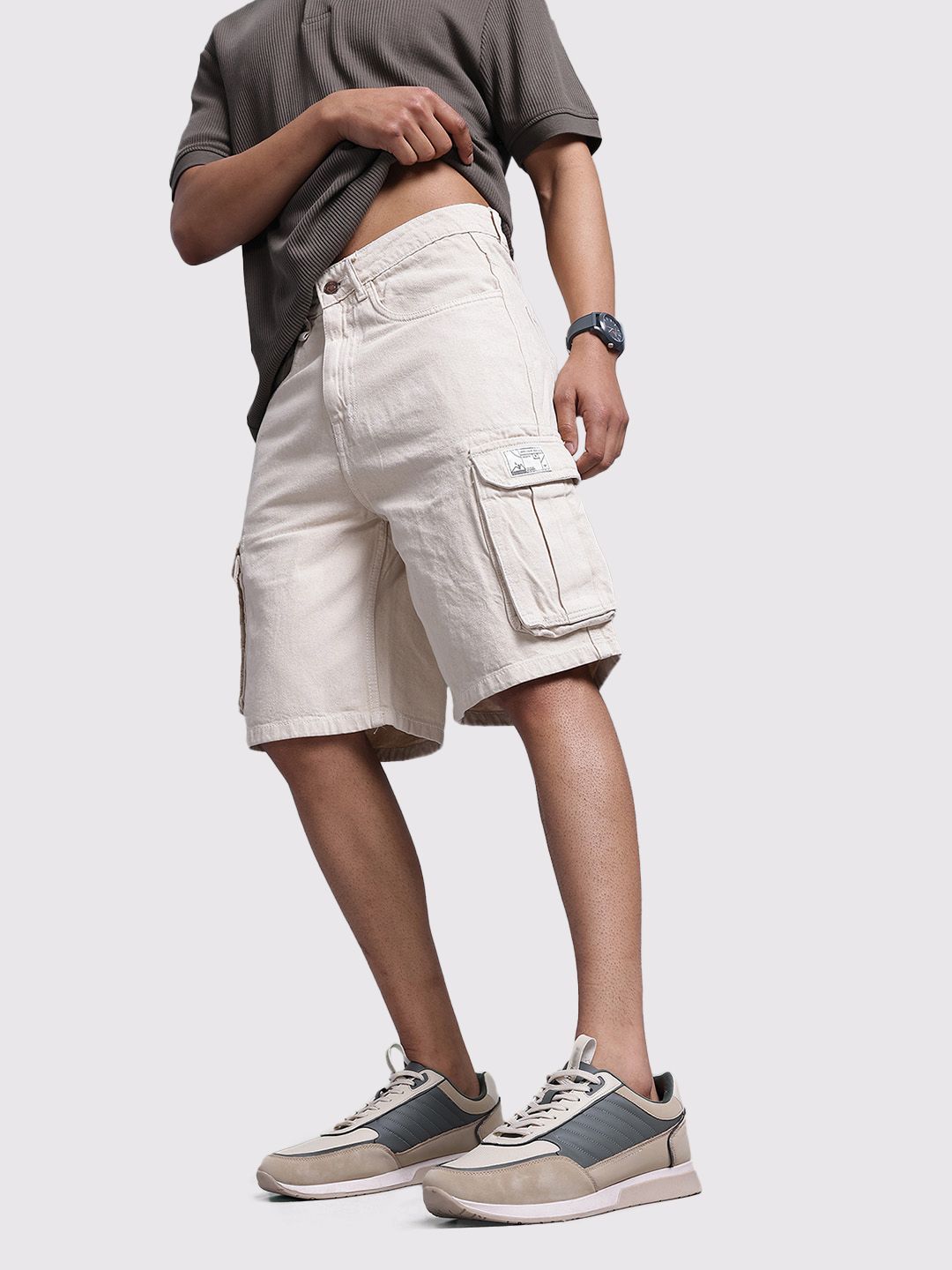 The Roadster Life Co. Men Relaxed Denim Shorts