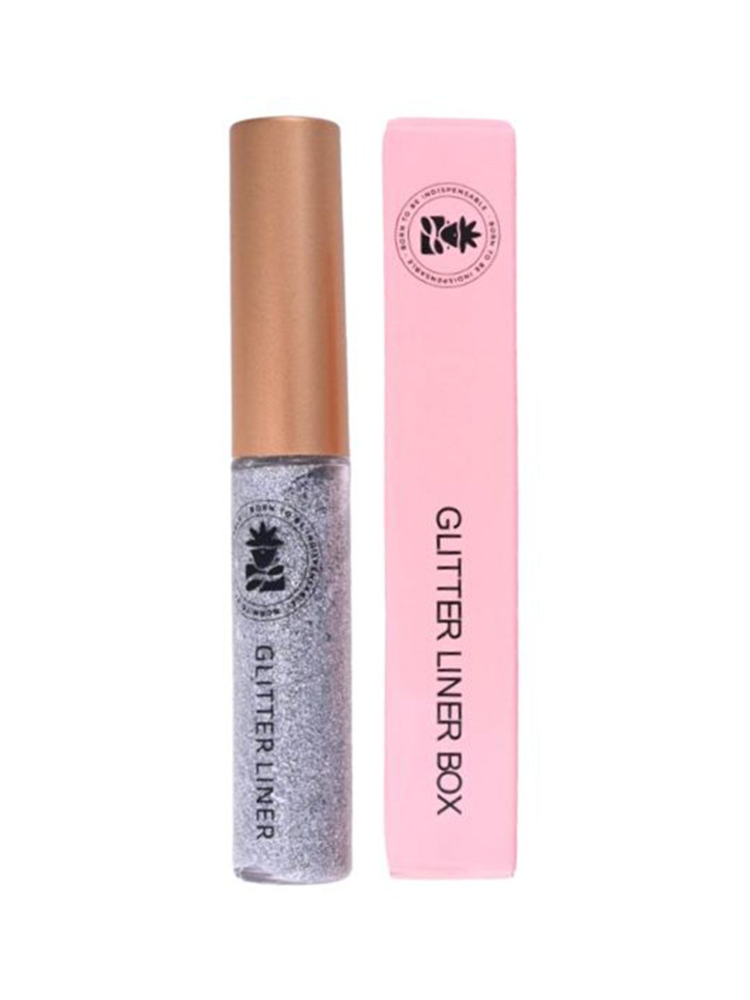 BOBI Glitter Long Lasting Waterproof Eyeliner - 5 ml - Silver