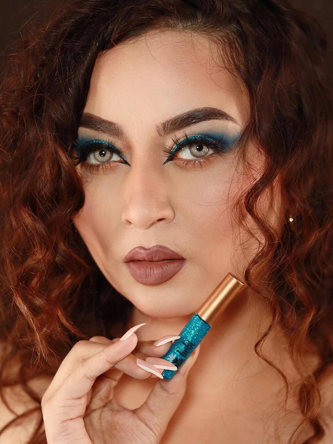 BOBI Glitter Long Lasting Waterproof Eyeliner - 5 ml - Blue