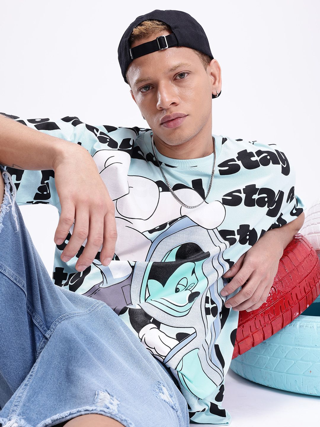Buy Kook N Keech Disney Mickey Mouse Printed Drop-Shoulder Pure