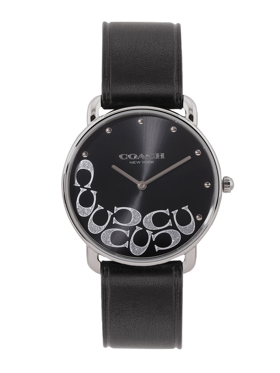 Coach Women Elliot Leather Analogue Watch 14504336