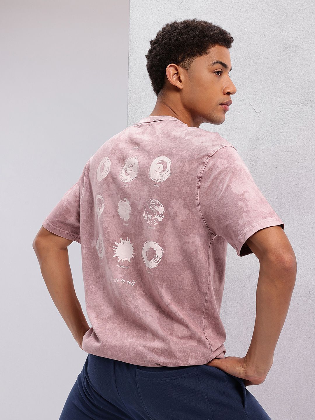HRX by Hrithik Roshan Washed Pure Cotton Yoga T-shirt