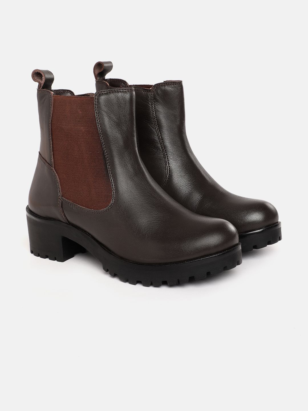 Buy Lino Perros Women Mid Top Block Heels Regular Boots -  - Footwear for Women