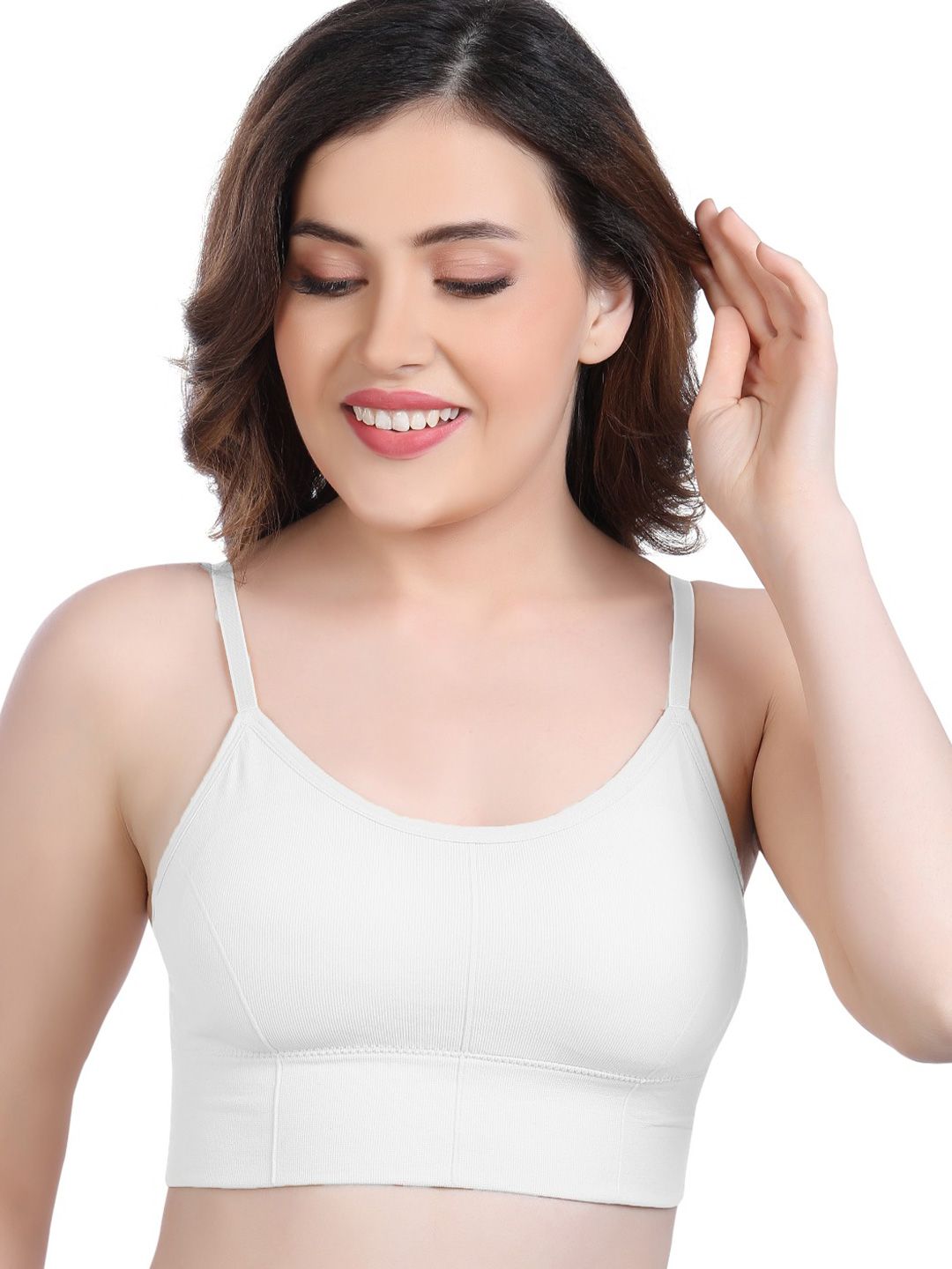 SHOPPY VILLA  Full Coverage Lightly Padded Non Wired Sports Bra With All Day Comfort
