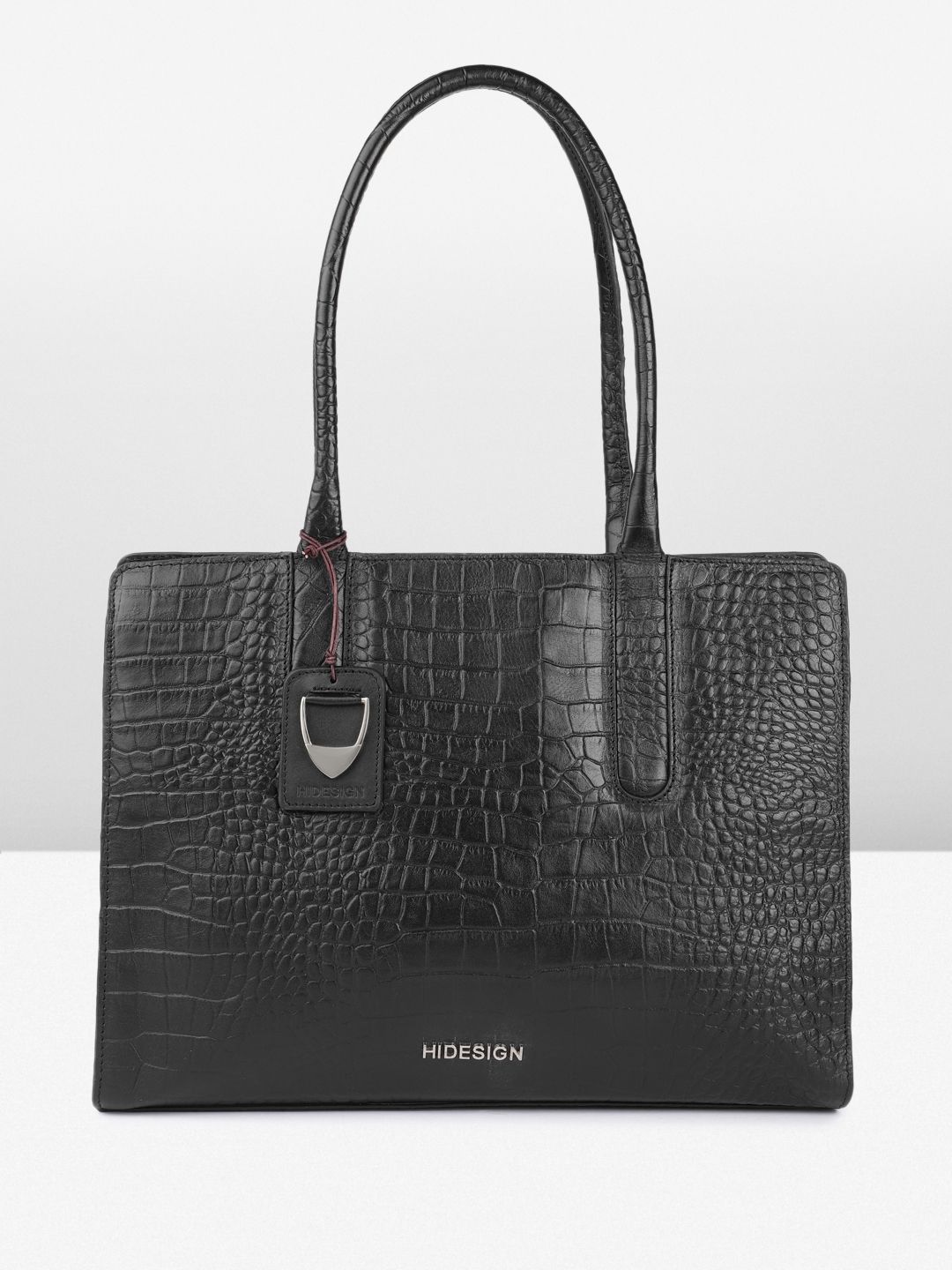 Buy Hidesign Arlette Animal Textured Leather Medium Structured Shoulder Bag -  - Accessories for Women