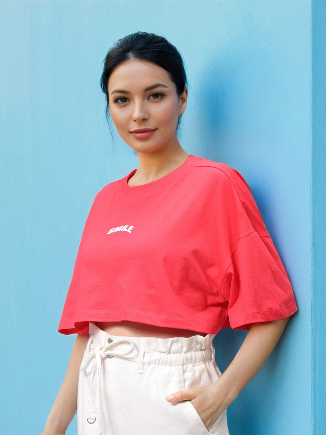 Freehand by The Indian Garage Co Women Boxy T-shirt