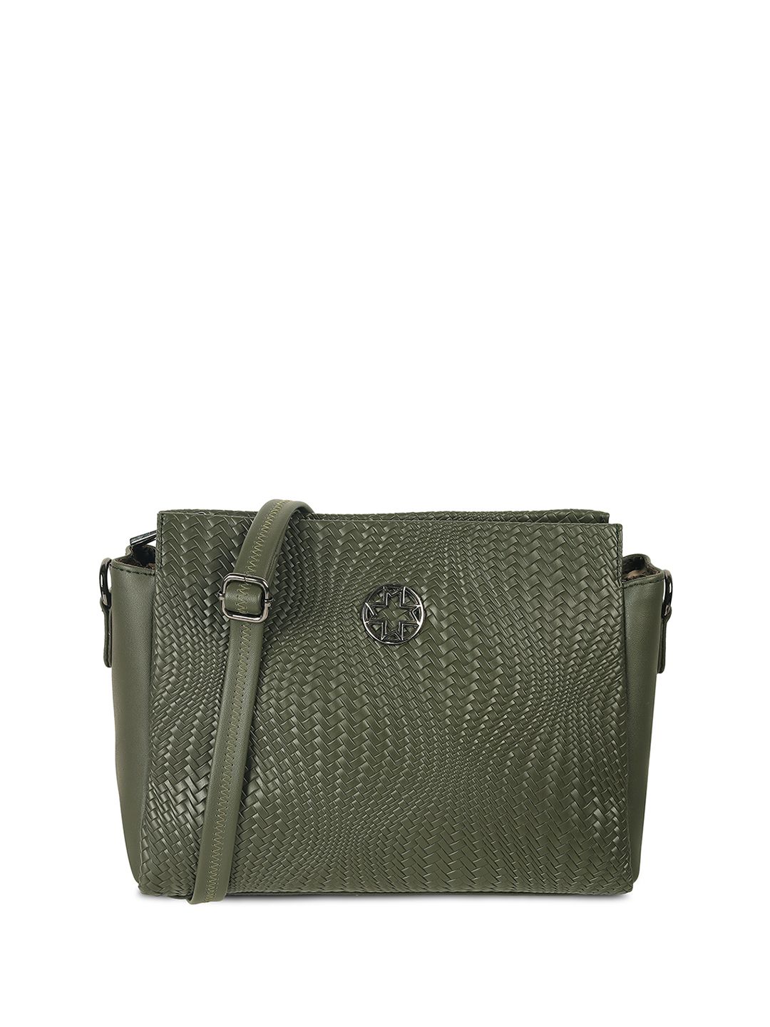Metro Women Textured Structured Sling Bag