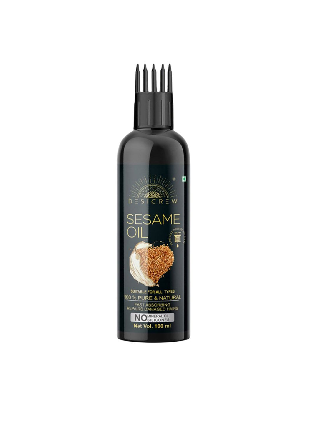 Buy Desi Crew 100% Pure & Natural Sesame Hair Oil   100 Ml -  - Personal Care for Unisex