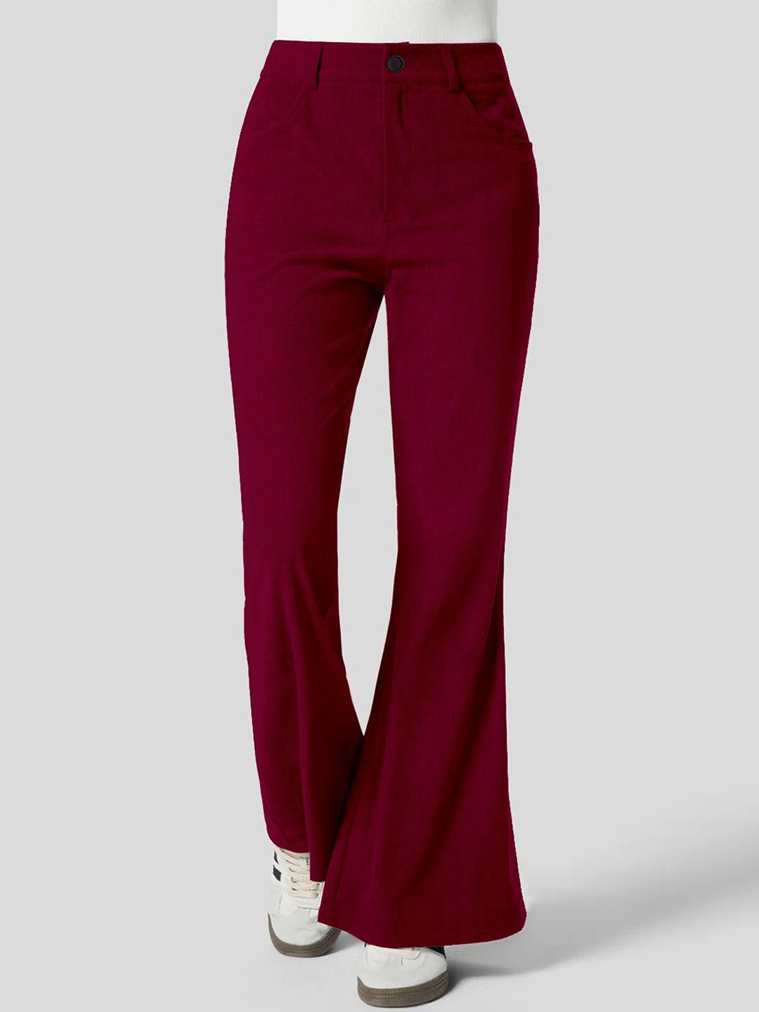 Kalika Women Mid-Rise Loose Fit Trousers