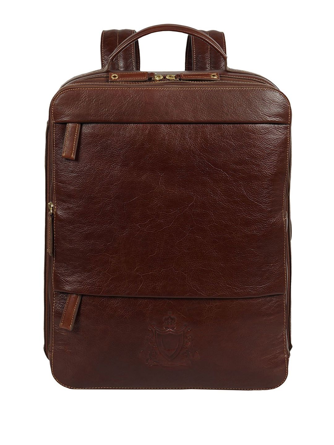 Buy Hidesign Gitano Solid Medium Ergonomic Trolley Sleeve Backpacks -  - Accessories for Men