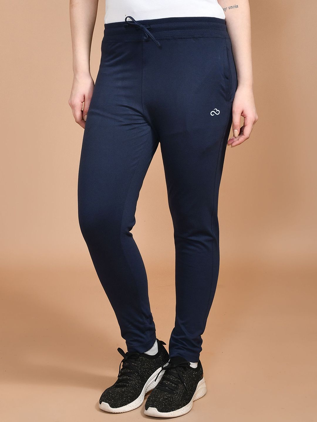 SKYKNIT Women Regular Fit Mid Rise Cotton Track Pants