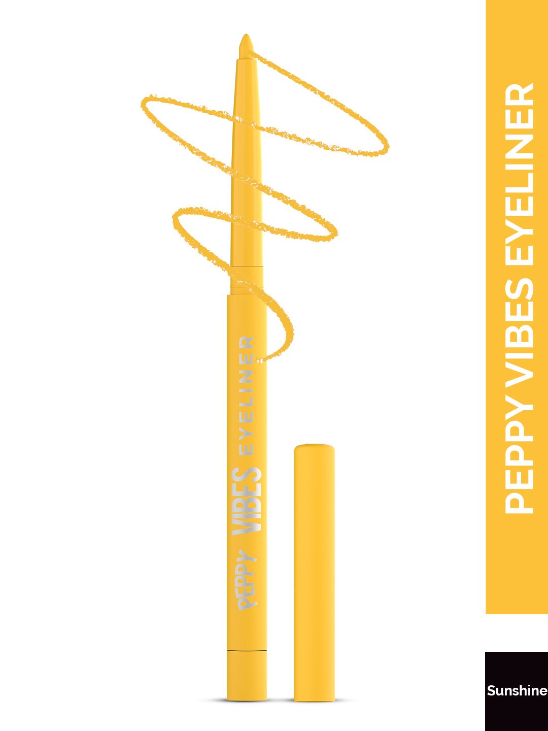 GLAM21 Peppy Vibes Matte Smooth Eyeliner 0.4 gm - Sunshine