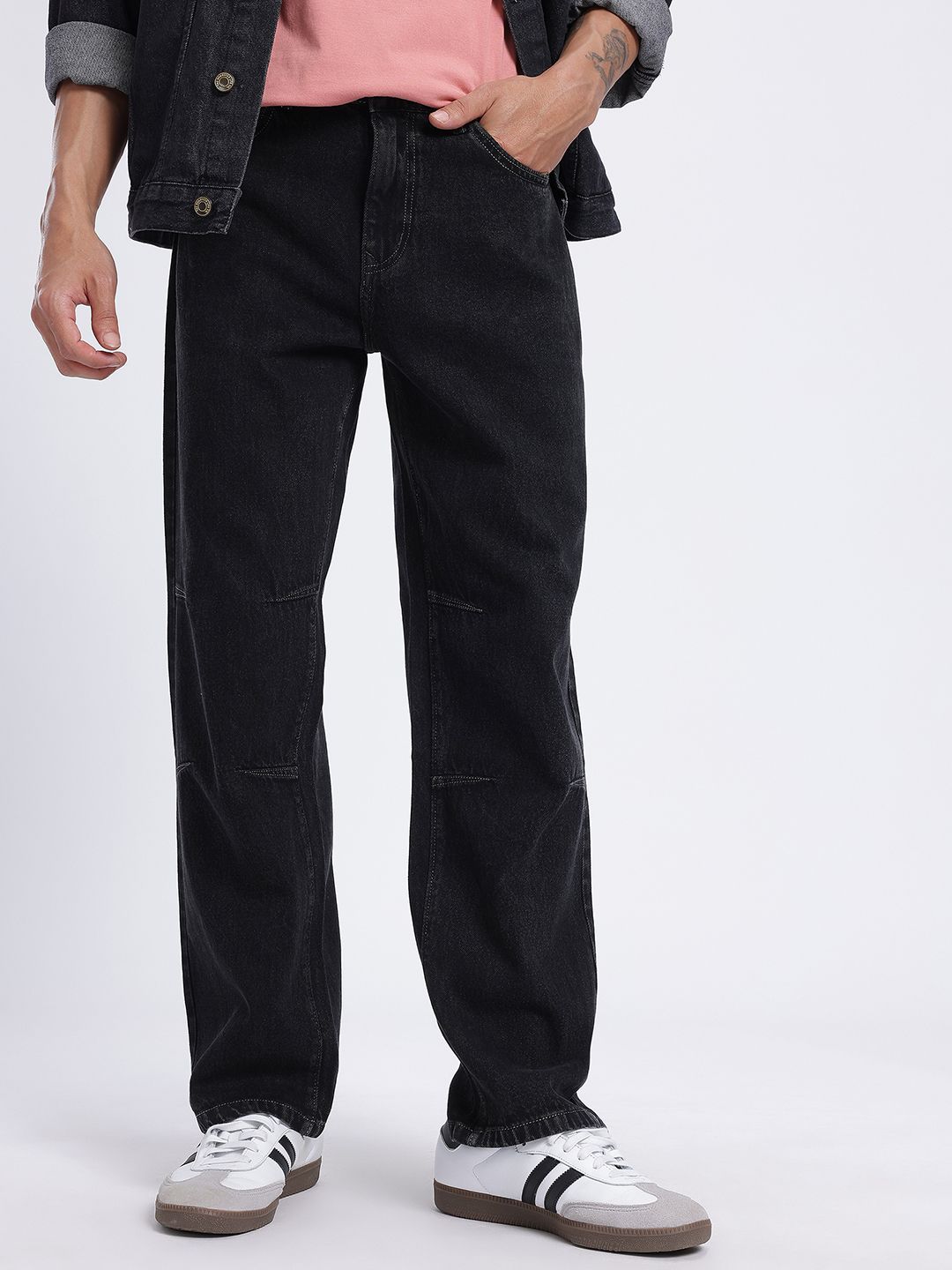 glitchez Men Mid-Rise Straight Fit Jeans