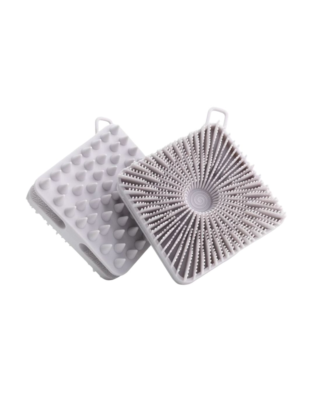 Getmecraft Exfoliating Silicone Bath Brush & Body Scrubber - Grey