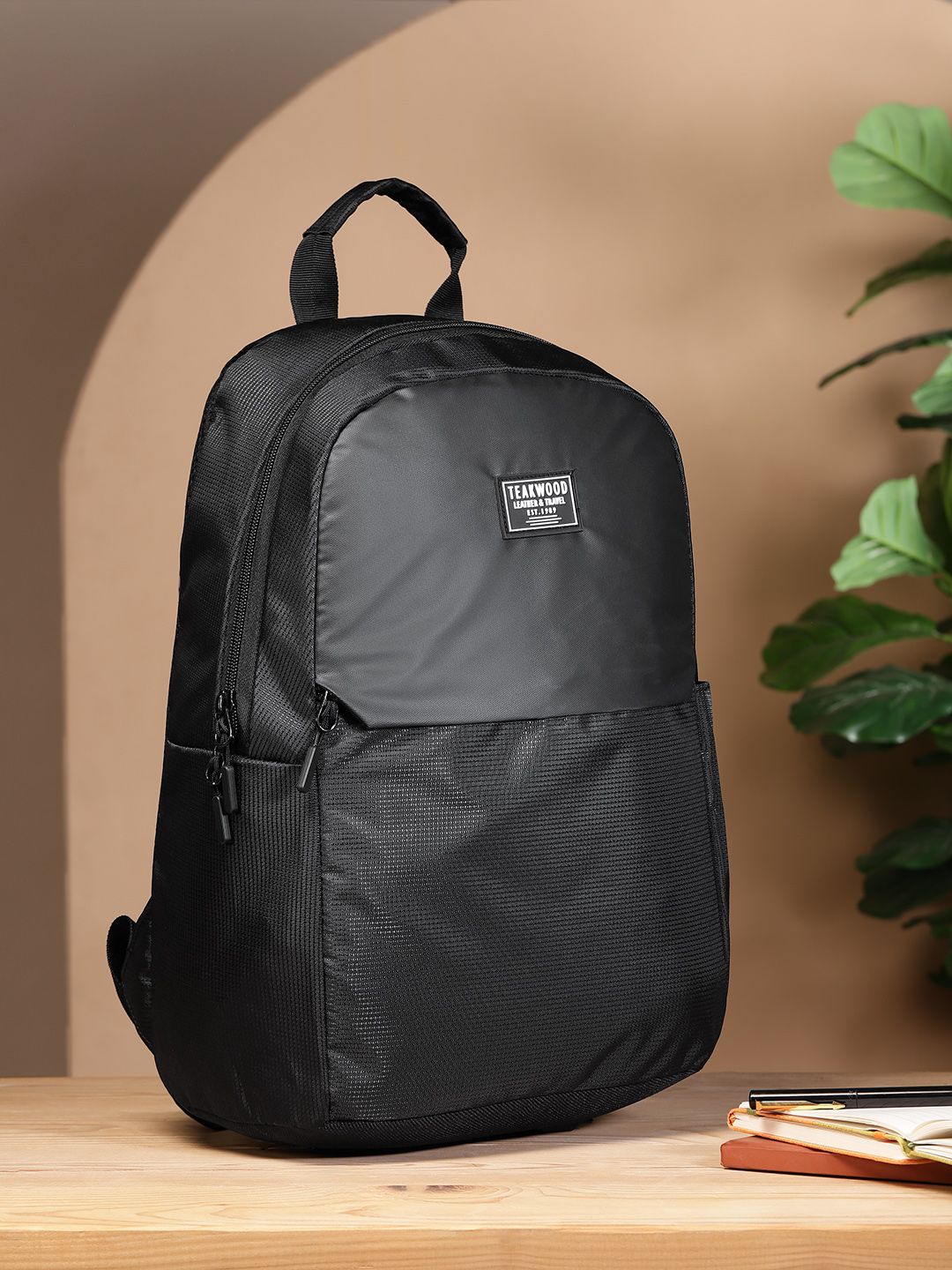 Teakwood Leathers Unisex Laptop Compartment - 15 inch Medium Size Backpack