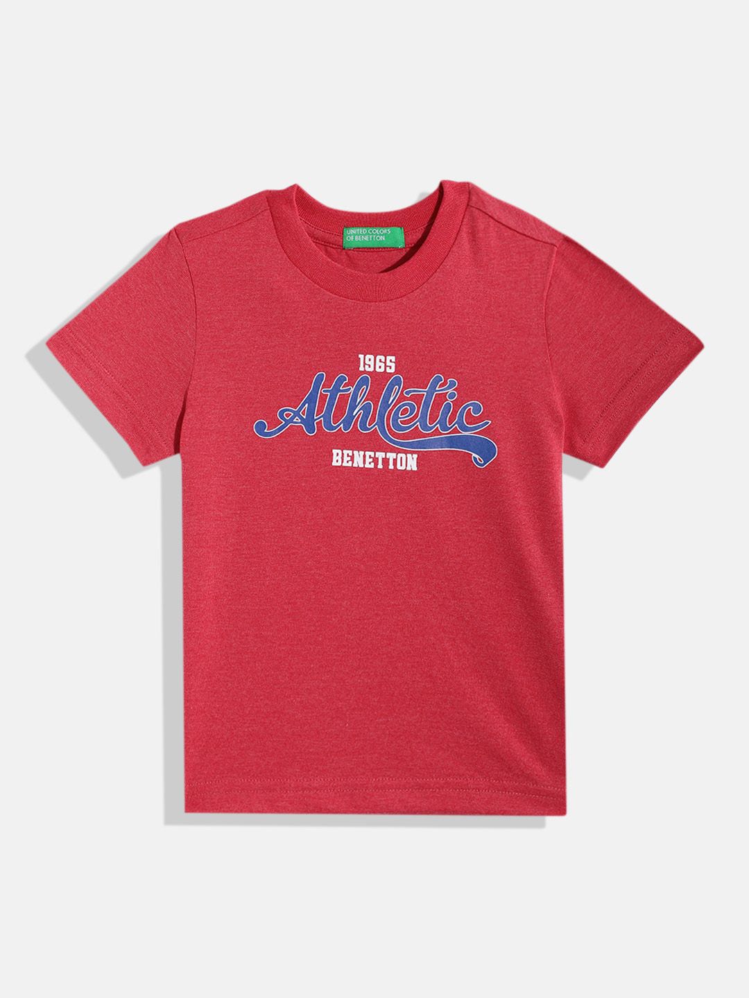 United Colors of Benetton Kids Boys Typography Printed T-Shirt