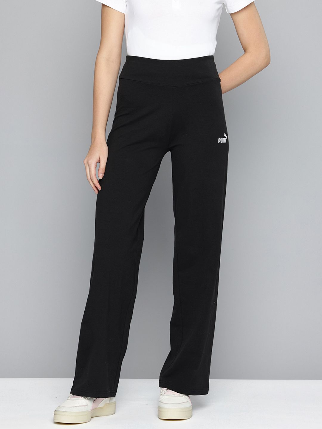 Puma Women High Rise Tight Fit Straight rack Pants