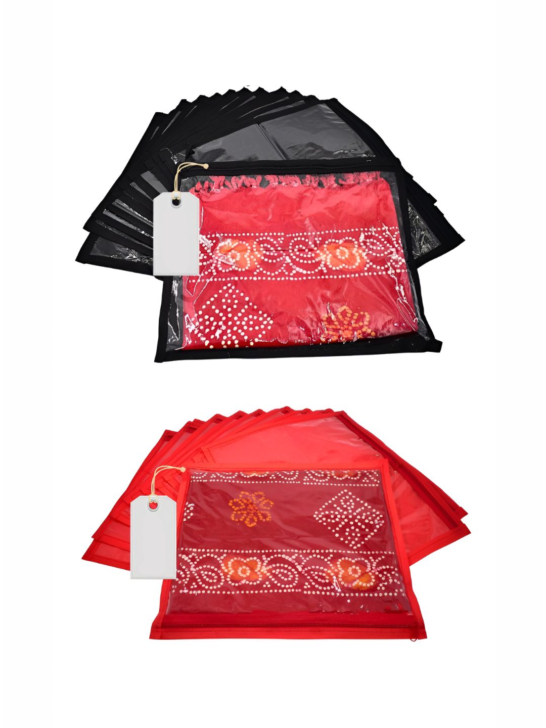 Ajabh Set of 24 Multi-Utility  Saree Cover Bag Wardrobe Storage Organisers