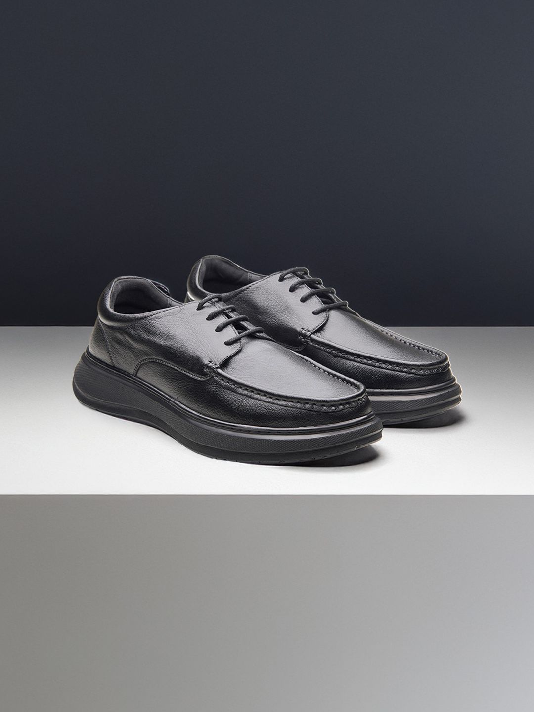 MICHAEL ANGELO Men Leather Formal Derbys