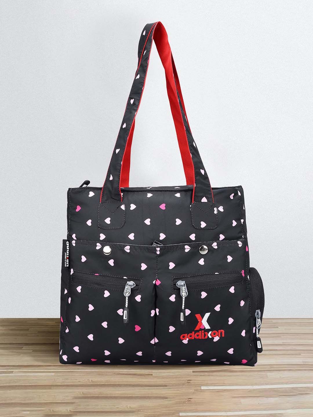 Addixon Printed Shopper Shoulder Bag with Cut Work