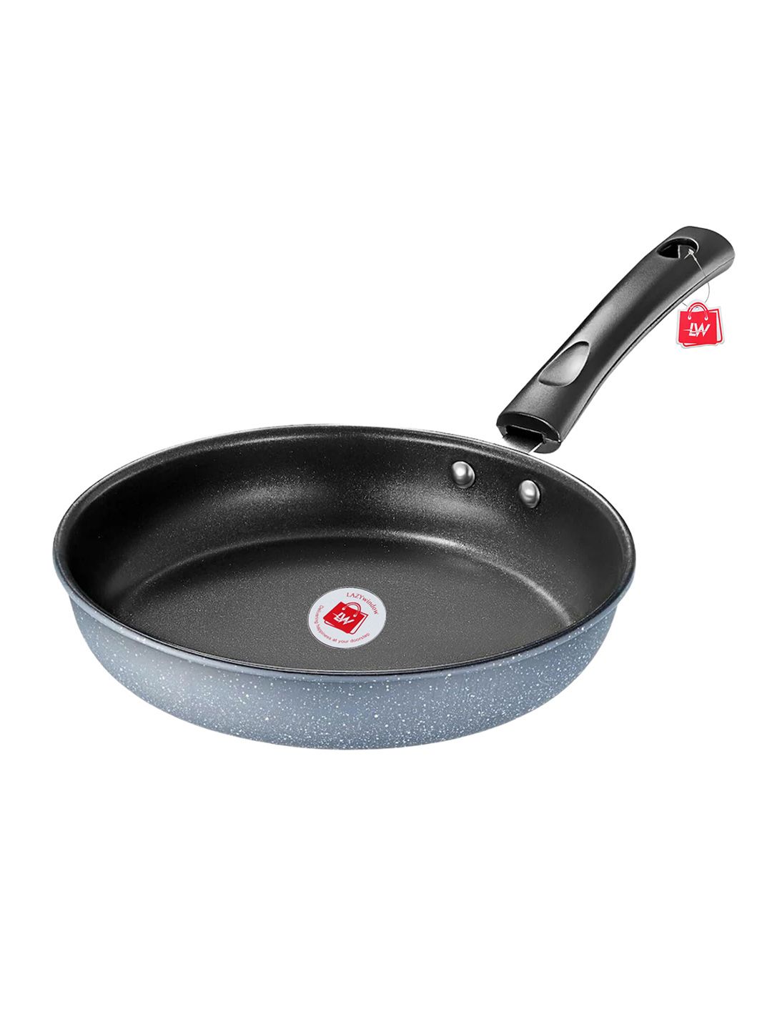 LAZYwindow Black & Grey Premium Quality Fry Pan