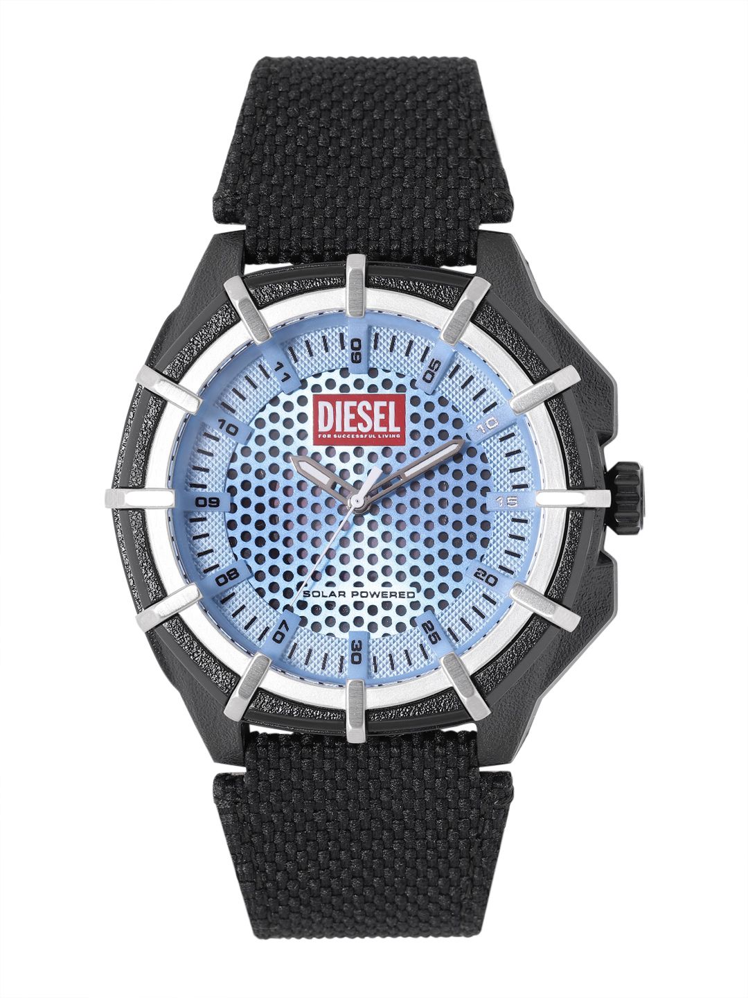 DIESEL Men Framed Leather Textured Straps Analogue Watch DZ4679I