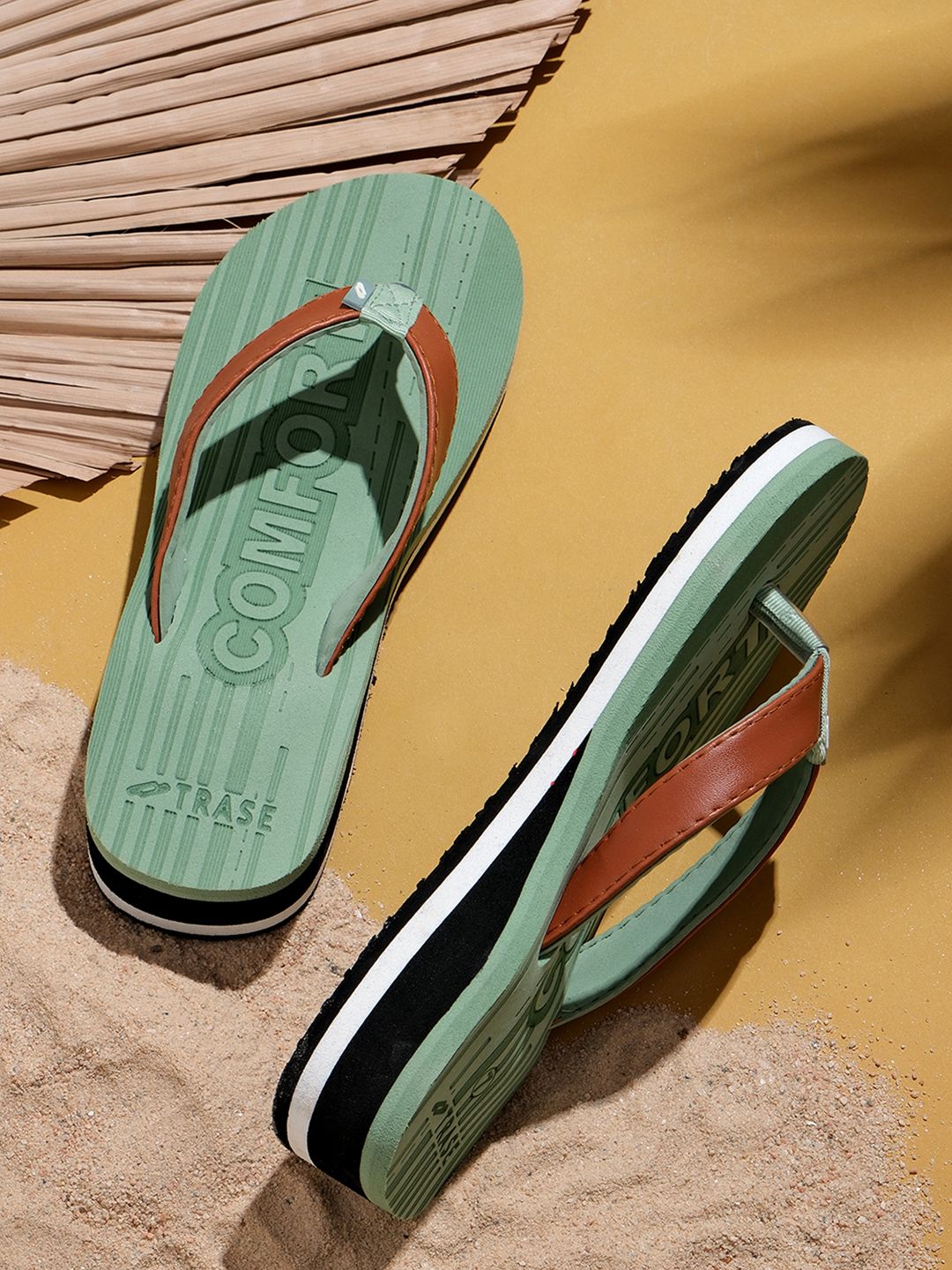 TRASE Women Printed Thong Flip-Flops
