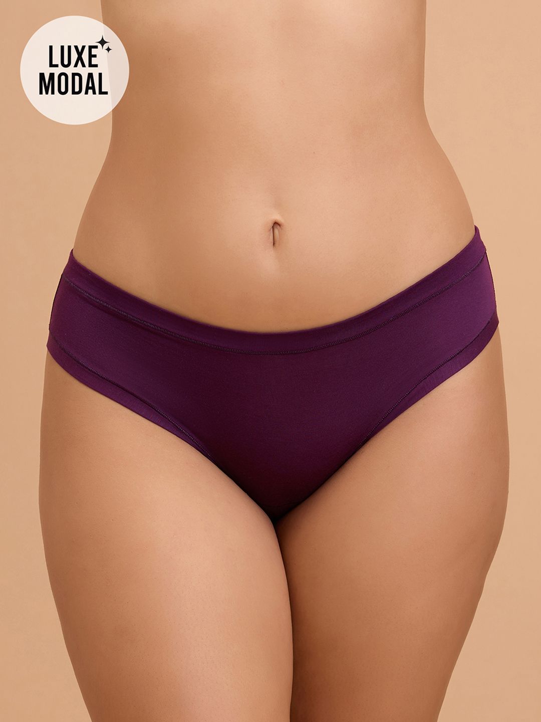Nykd Low-Rise Bikini Brief NYP382_Eggplant NYP382-Eggplant